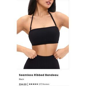 Buffbunny Seamless Ribbed Bandeau Bra